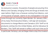 特朗普對加拿大/墨西哥和中國加征高額關(guān)稅