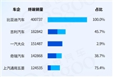 2024年11月中國乘用車車企銷量排行榜