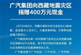 廣汽集團(tuán)捐贈400萬元馳援西藏地震災(zāi)區(qū)