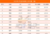 2025年1月新勢(shì)力榜：小鵬再次超越理想奪冠