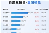 2025年2月乘用車銷量榜 銀河持續(xù)發(fā)力