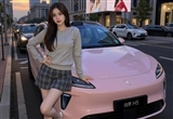 博主用AI绘制尚界H5车主图：青春动人
