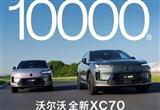 上市70天 沃尔沃全新XC70销量突破10,000辆