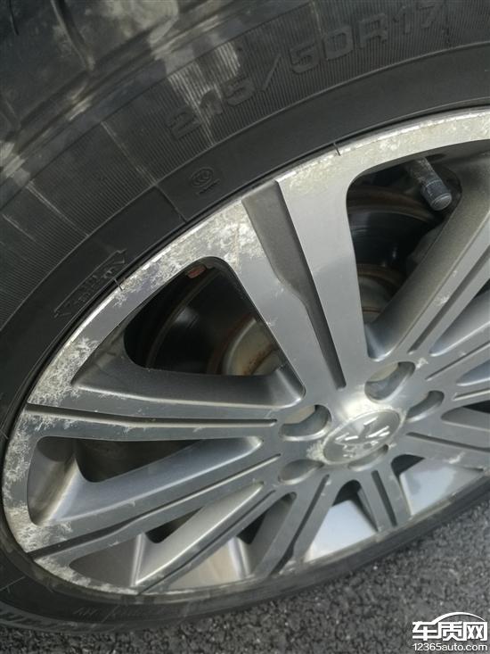 东风标致408轮毂氧化4s店无法解决