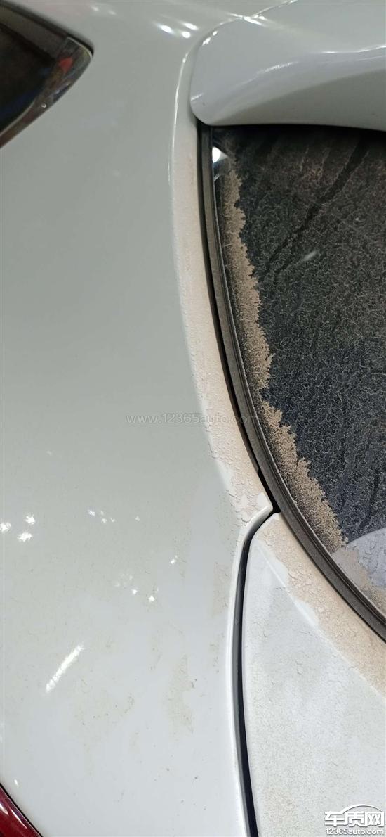 捷途x70车身维修事故后出现生锈现象