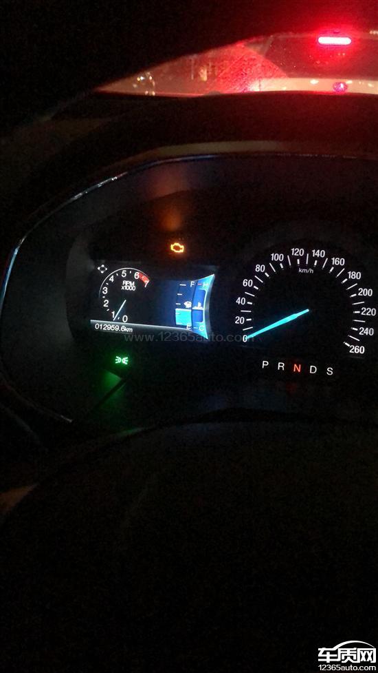 长安福特锐界行驶过程中发动机故障灯亮