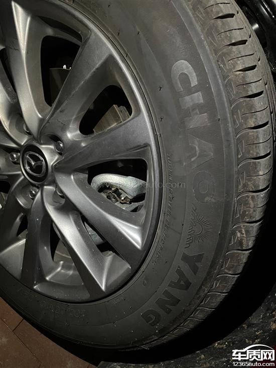 长安马自达昂克赛拉新车轮胎存在差异