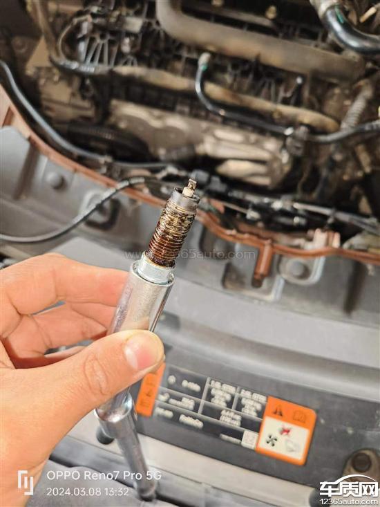 长安福特翼虎发动机二缸渗入防冻液