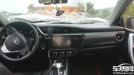 一汽丰田卡罗拉发生事故后气囊未弹出