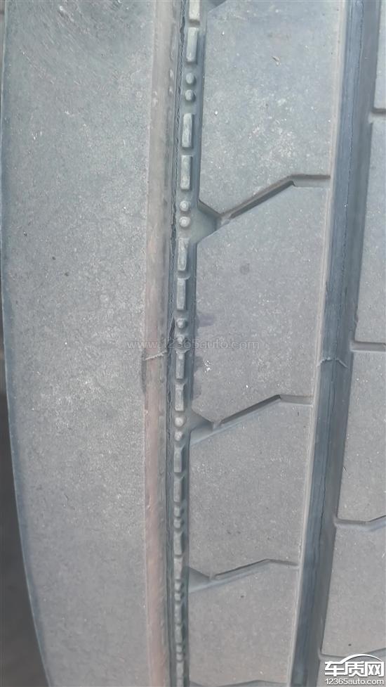 福田欧曼原厂朝阳轮胎开裂不予质保