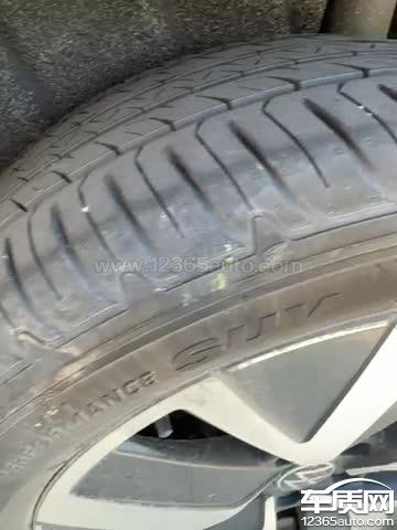 一汽大众探岳固特异轮胎不同程度开裂