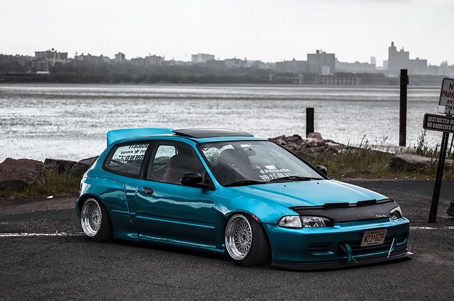 高转速小钢炮 本田思域eg6宽体改装案例