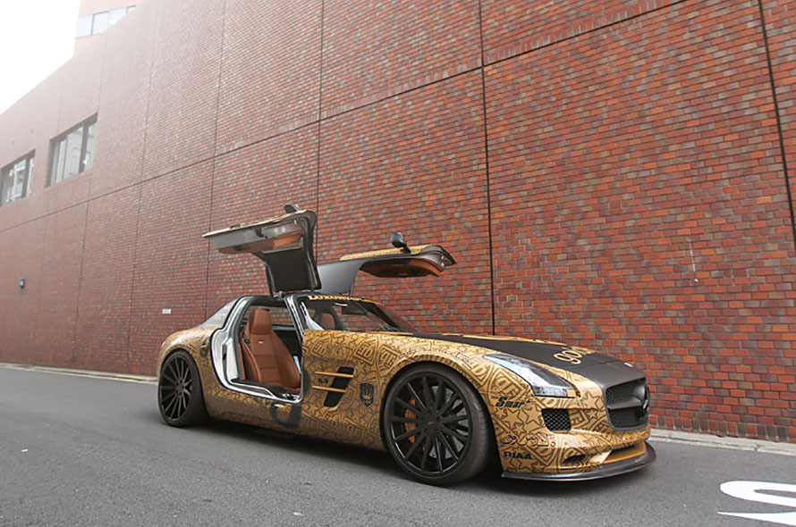 土豪的淘金记 奔驰sls amg改装