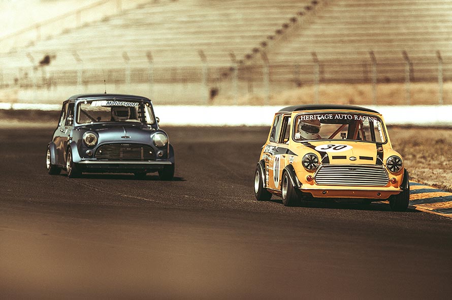 回到60年代 经典mini cooper赛车