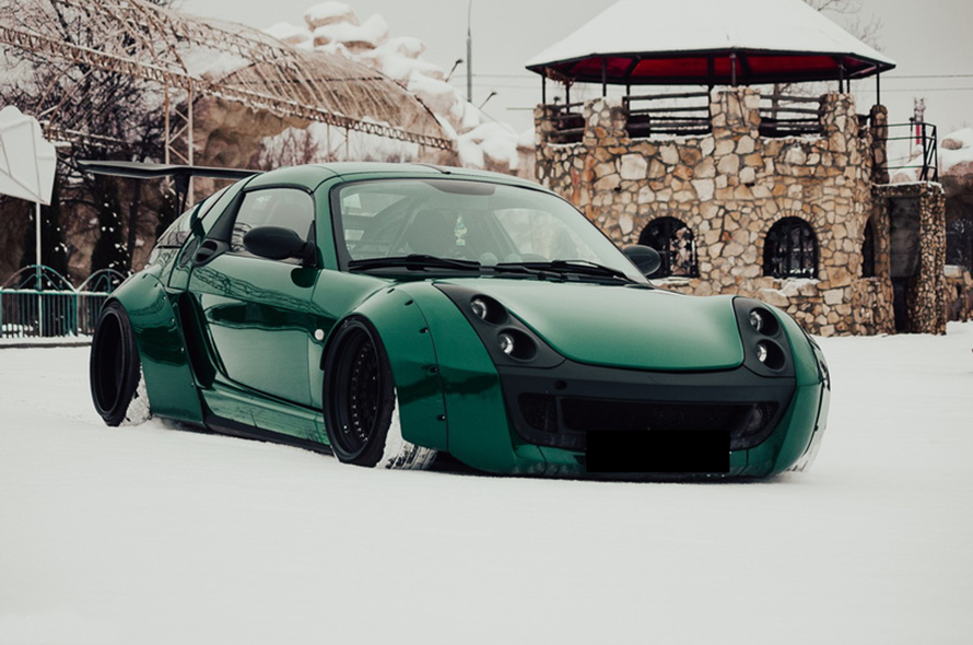 被奔驰当跑车卖的小车smartroadster