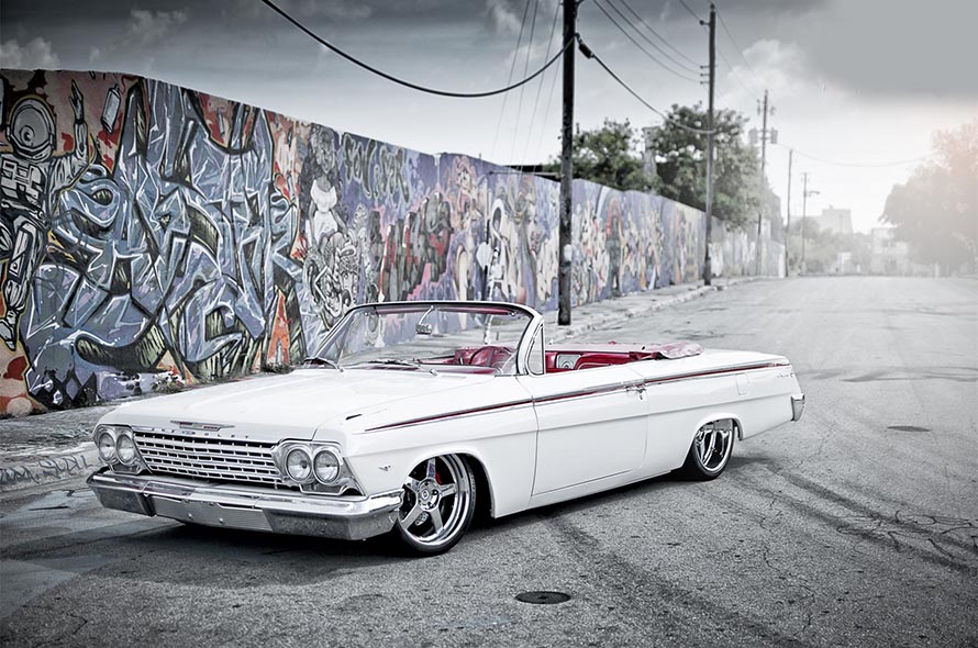 经典老爷车 雪佛兰impala翻新改装