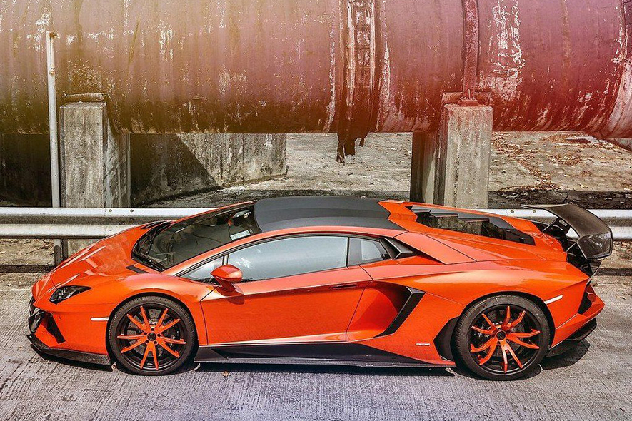 暗夜幽灵来袭 兰博基尼aventador