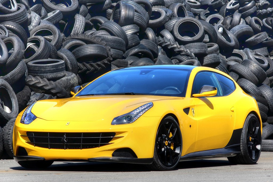 身披警示色的法拉利ff改装