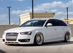 素净的一抹白 奥迪A4 Allroad改装