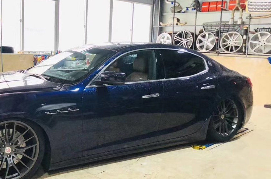 玛莎拉蒂ghibli 低趴改装更具魅力