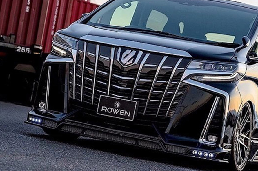 新款丰田埃尔法改装rowen包围套件