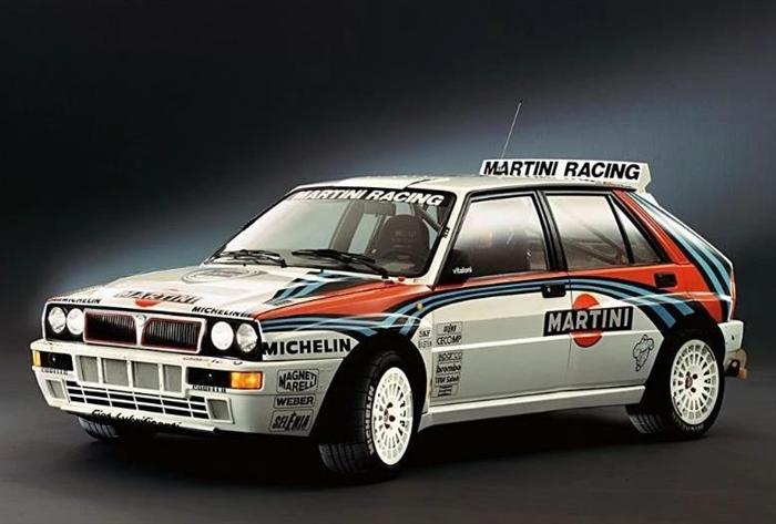 纯正拉力血统蓝旗亚deltahfevo你见过吗