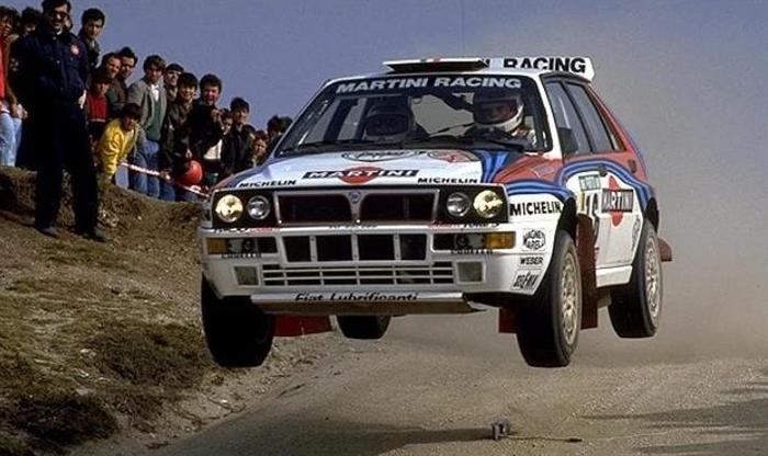 纯正拉力血统蓝旗亚deltahfevo你见过吗