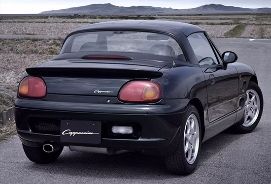 铃木的敞篷跑车你见过吗铃木cappuccino了解下