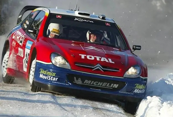 曾经一度统治wrc赛场法系战神雪铁龙xsara