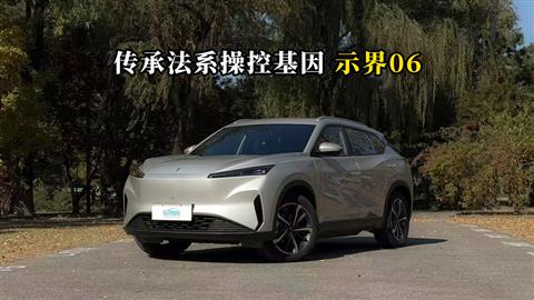 质说新车：传承法系操控基因 示界06